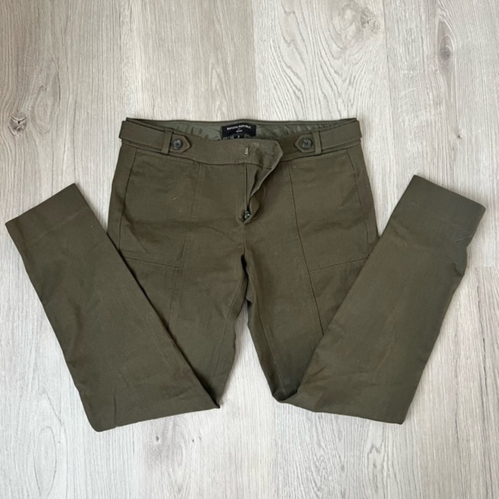 Banana Republic Olive Sloan Slacks - Sizae 2